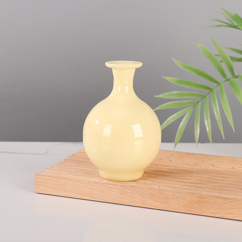 Decorative Round Glass Vase