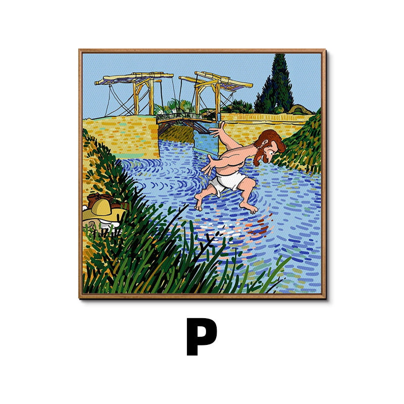 Framed Impressionist Landscape Artwork Homeandso 1790073280