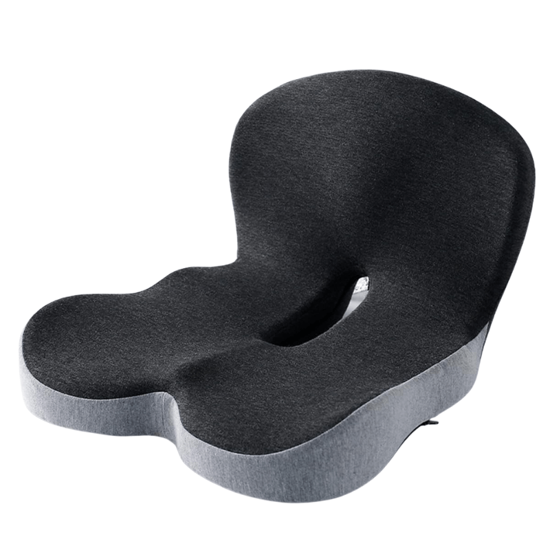Ergonomic seat cushion with lumbar support