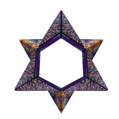 Magnetic Shape-Shifting Cube | Transforming Puzzle Toy | Multicolor