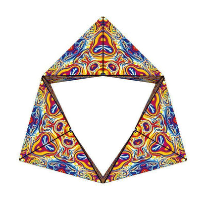 Magnetic Shape-Shifting Cube | Transforming Puzzle Toy | Multicolor