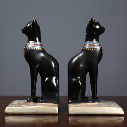 Decorative Egyptian Cat Sculpture Homeandso