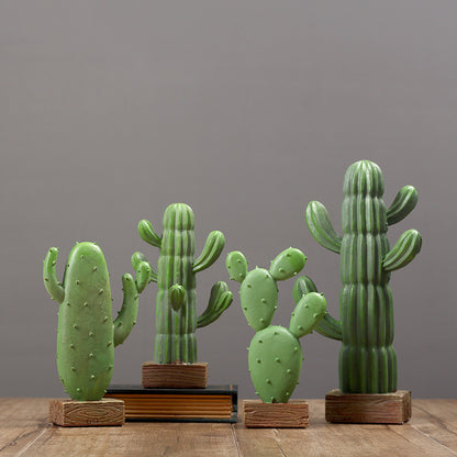 Decorative Cactus Figurine Homeandso