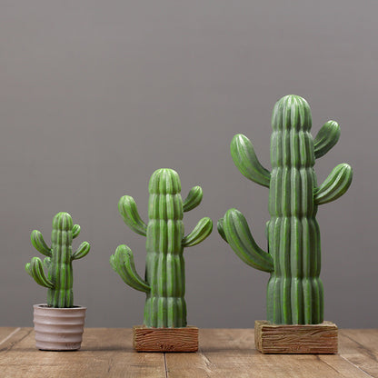Decorative Cactus Figurine Homeandso