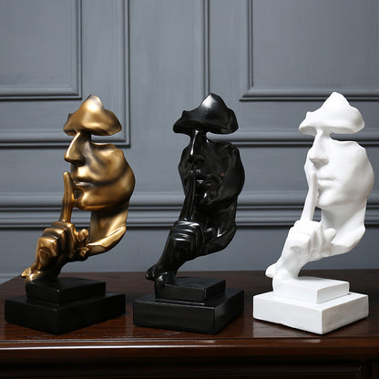 Abstract Face Sculpture Homeandso