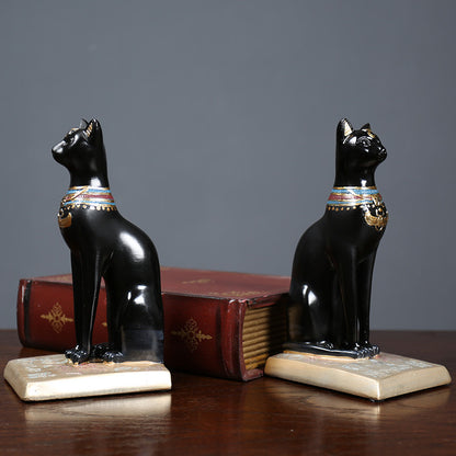 Decorative Egyptian Cat Sculpture Homeandso
