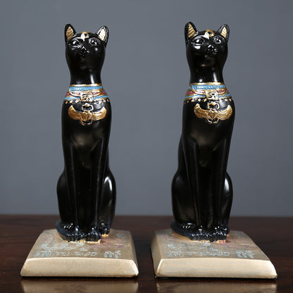 Decorative Egyptian Cat Sculpture Homeandso