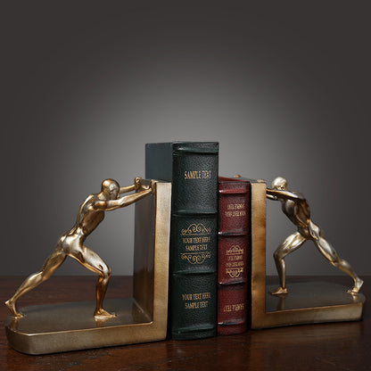 Artistic Sports-Themed Bookends Homeandso