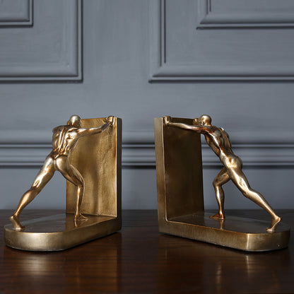 Artistic Sports-Themed Bookends Homeandso