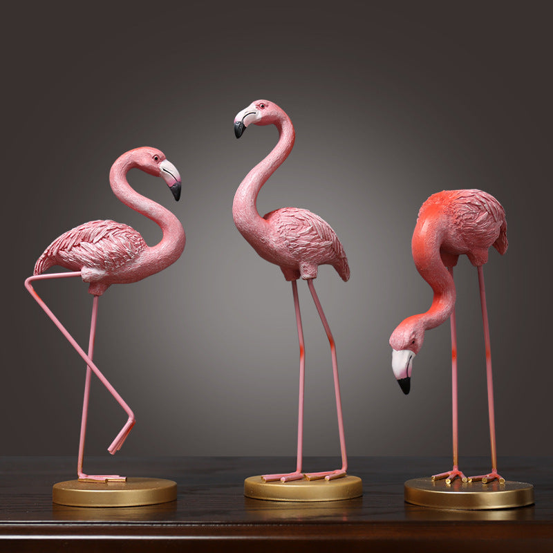 Home Decor Flamingo Figurine Homeandso