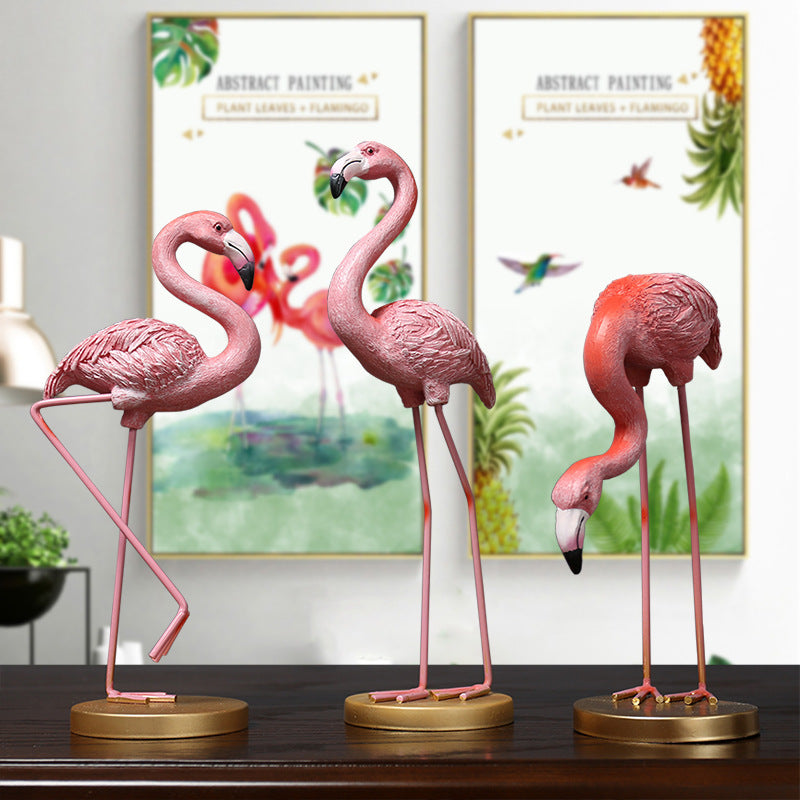 Home Decor Flamingo Figurine Homeandso