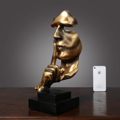 Abstract Face Sculpture Homeandso
