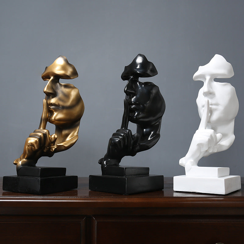 Abstract Face Sculpture Homeandso