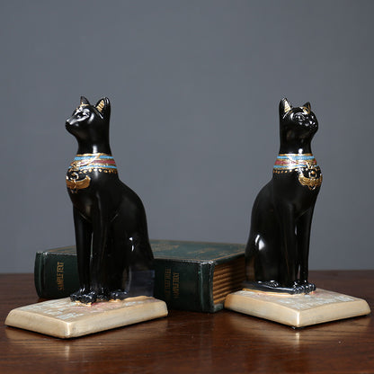 Decorative Egyptian Cat Sculpture Homeandso