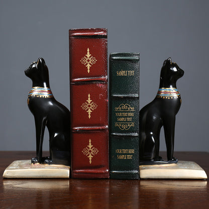 Decorative Egyptian Cat Sculpture Homeandso