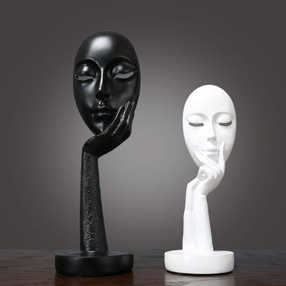 Decorative Abstract Face Sculpture Homeandso