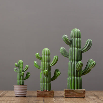 Decorative Cactus Figurine Homeandso
