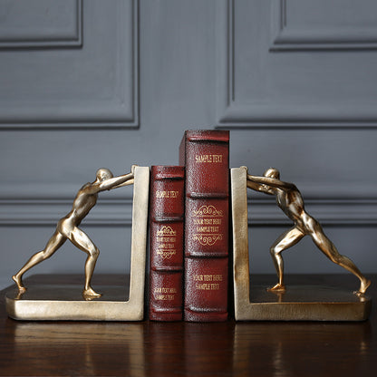 Artistic Sports-Themed Bookends Homeandso
