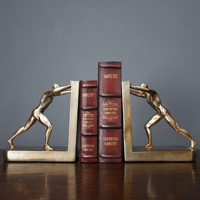 Artistic Sports-Themed Bookends Homeandso