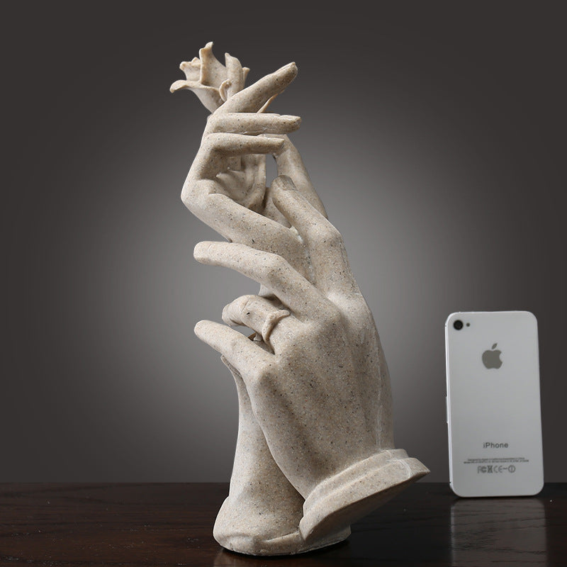Artistic Hand Gesture Sculpture Homeandso