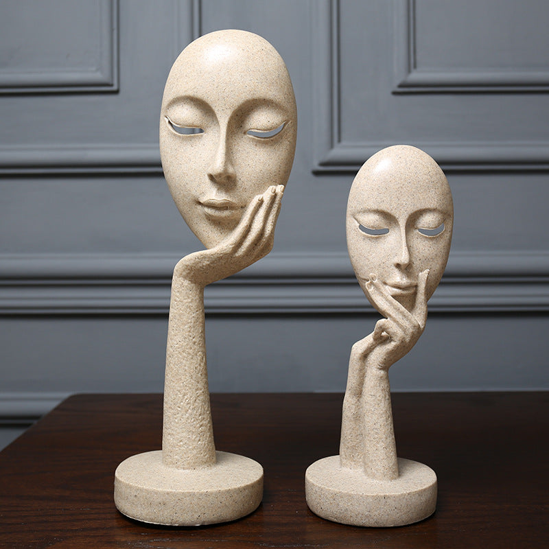 Artistic Abstract Face Sculpture Homeandso