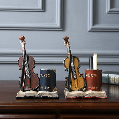 Musical Instrument Decorative Violin Book Stand Homeandso