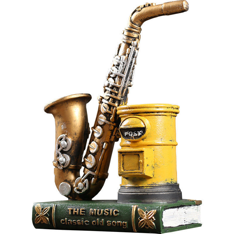 Musical Instrument Decorative Figurine Homeandso