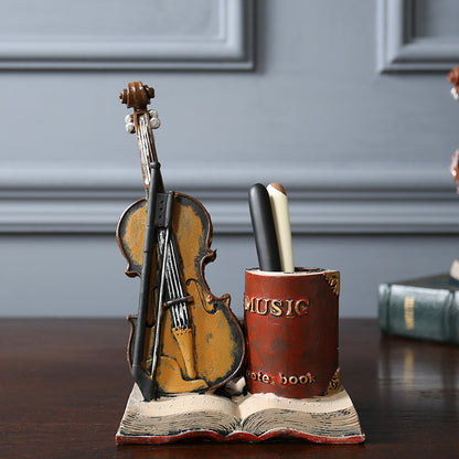 Musical Instrument Decorative Violin Book Stand Homeandso