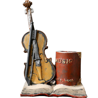 Musical Instrument Decorative Violin Book Stand Homeandso