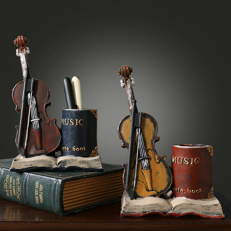 Musical Instrument Decorative Violin Book Stand Homeandso