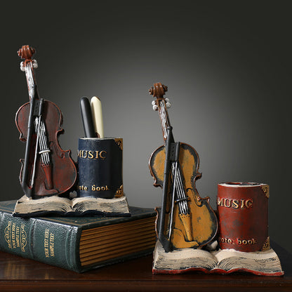 Musical Instrument Decorative Violin Book Stand Homeandso