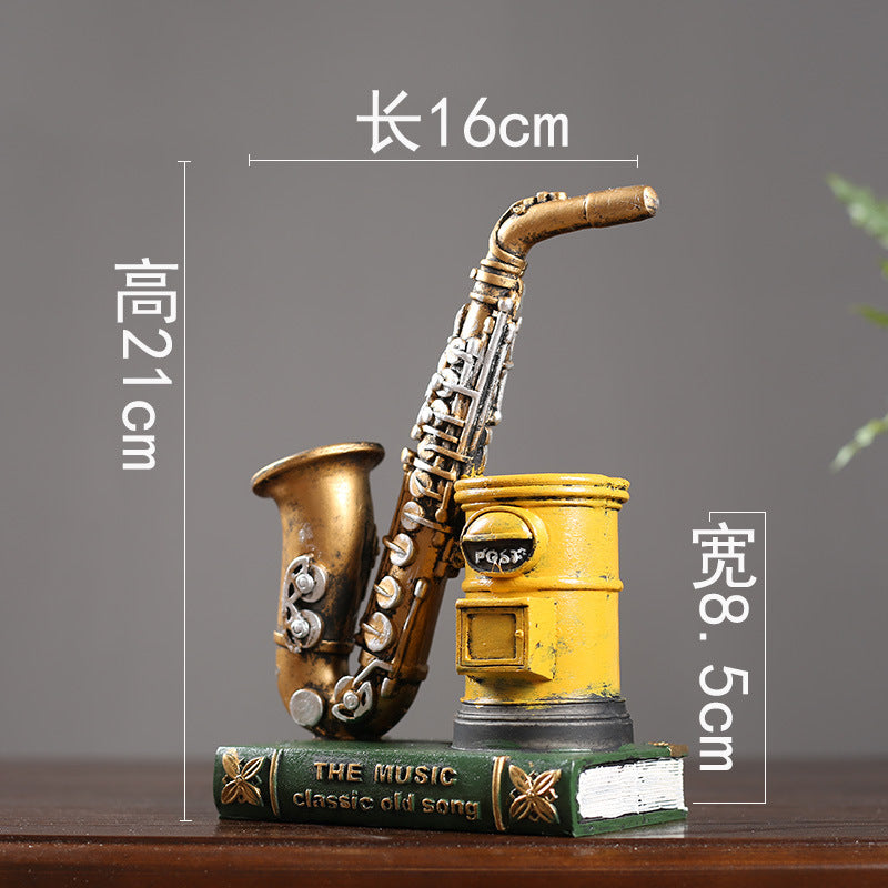 Musical Instrument Decorative Figurine Homeandso