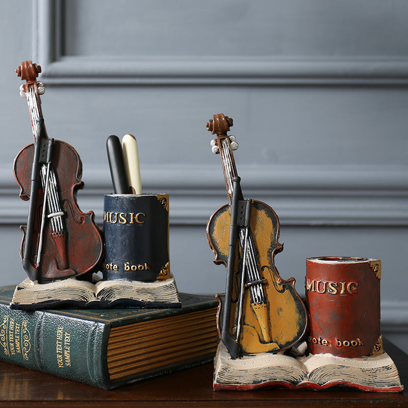 Musical Instrument Decorative Violin Book Stand Homeandso