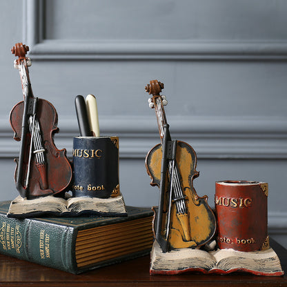 Musical Instrument Decorative Violin Book Stand Homeandso