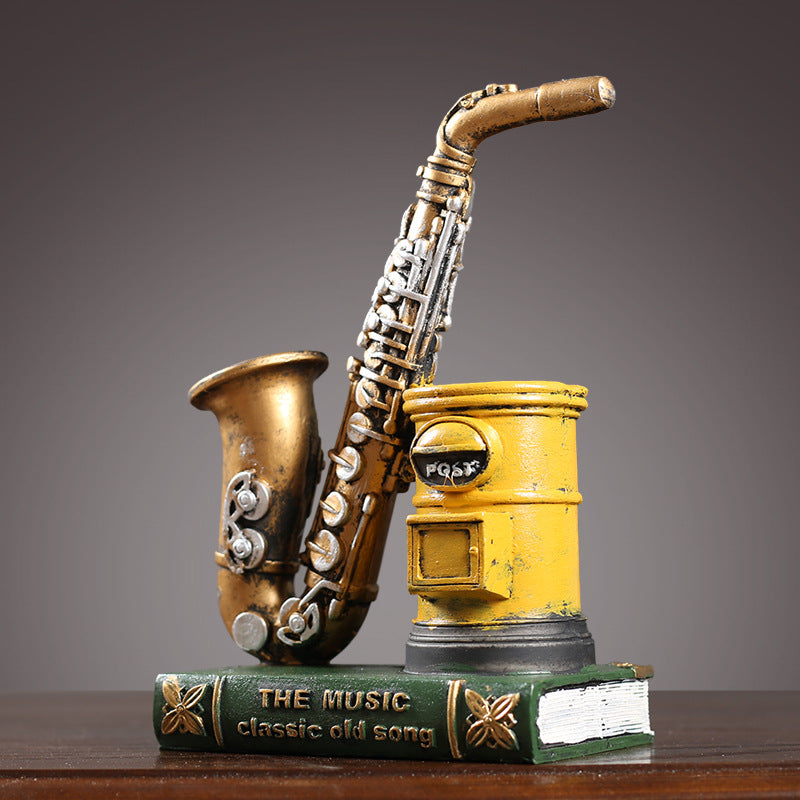 Musical Instrument Decorative Figurine Homeandso