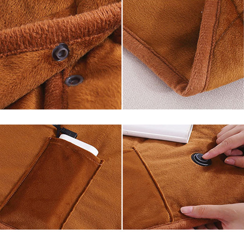 USB Heating Blanket | Quick Heating, Soft Portable Design