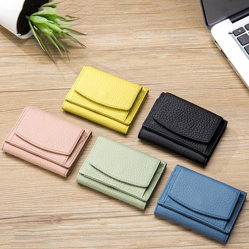 Handcrafted RFID wallet made of soft leather