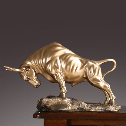 Decorative Bull Sculpture Homeandso