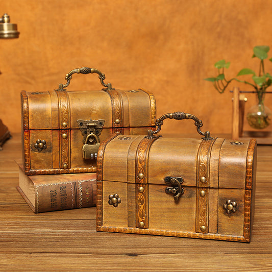 Vintage Antique Decorative Treasure Chest Homeandso