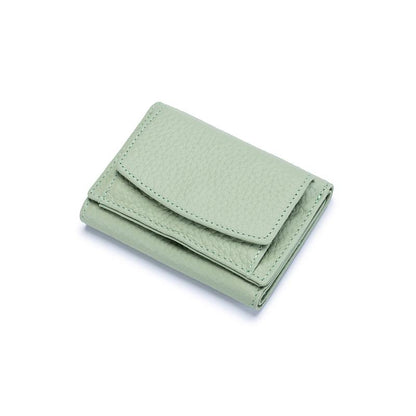 Handcrafted RFID wallet made of soft leather