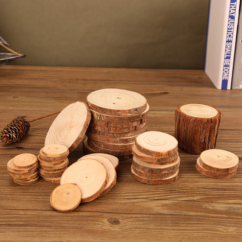 Natural Wood Slice Coaster Homeandso