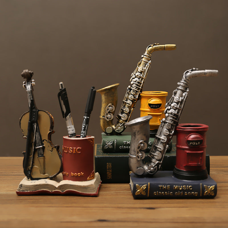 Vintage Book-Style Desk Organizer Homeandso