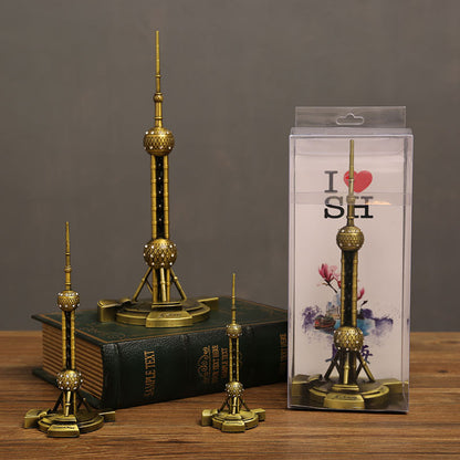 Decorative Metal Tower Sculpture Homeandso