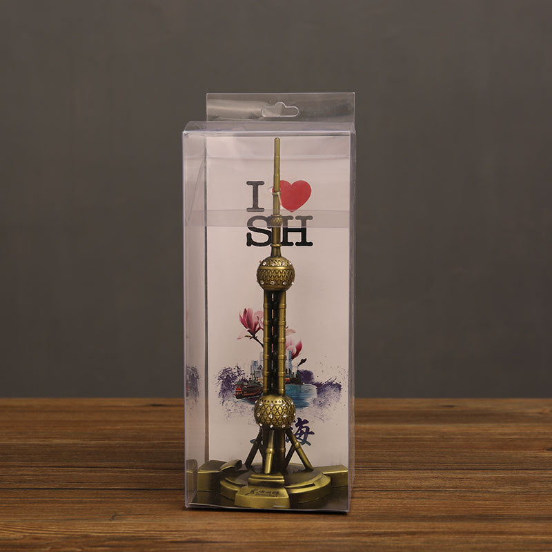 Decorative Metal Tower Sculpture Homeandso