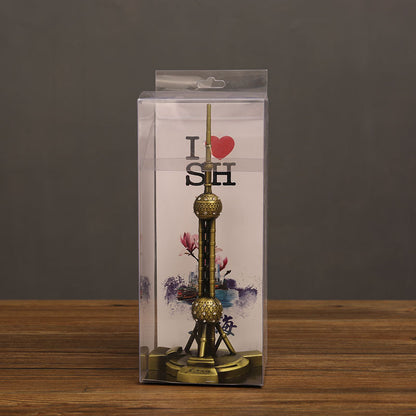 Decorative Metal Tower Sculpture Homeandso