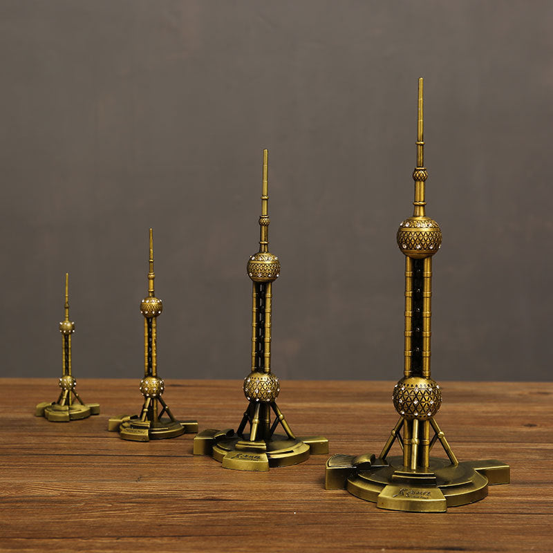 Decorative Metal Tower Sculpture Homeandso