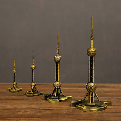 Decorative Metal Tower Sculpture Homeandso