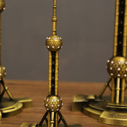Decorative Metal Tower Sculpture Homeandso