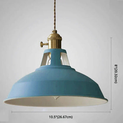 IronGlow Industrial Retro Hanging Lamp made of Metal, E27
