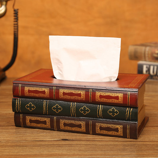 Vintage-Style Decorative Box Tissue Holder Homeandso